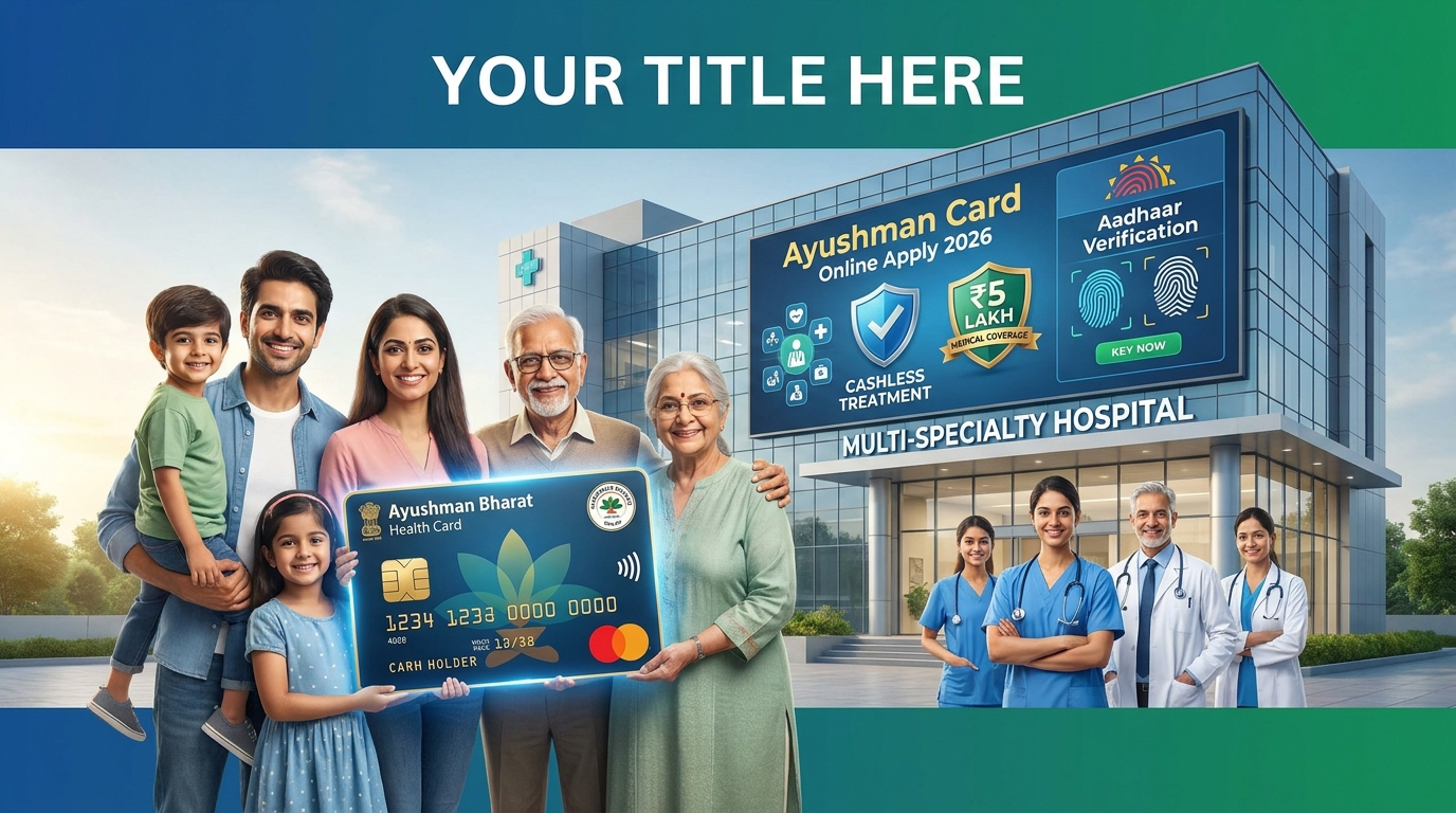 You are currently viewing Ayushman Card Online Apply 2026 | आयुष्मान कार्ड ऑनलाइन आवेदन, पात्रता, ₹5 लाख तक मुफ्त इलाज, पूरी जानकारी